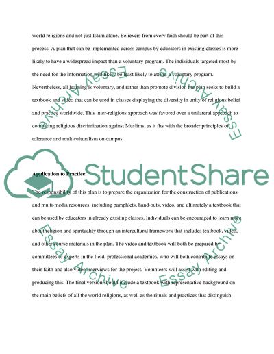 Islam in Higher Education in United States