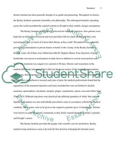 The Keely Institute in Dwilight