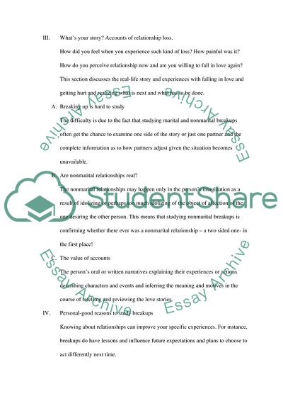 Non-Marital Breakups