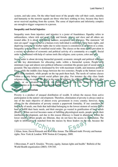 The Correlation Between Human Rights Violations and the Rise of Terrorism