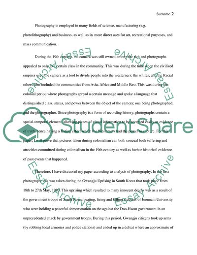 Colonialism, Race and Photography