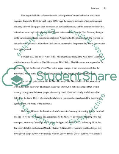 Nazi Germany in Animation Works from 40s-60s