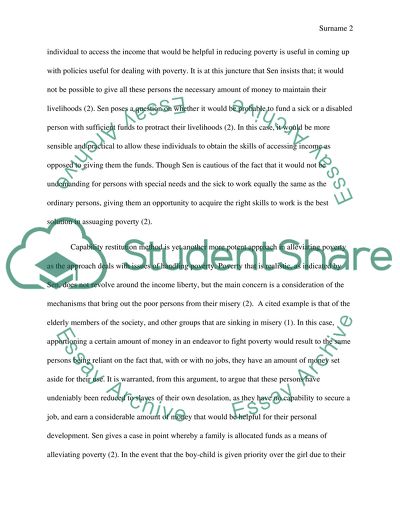 Capability Restitution Mechanism: a More Powerful Approach in Alleviating Poverty