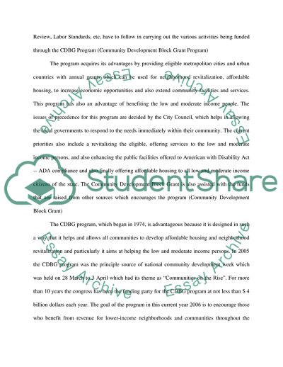 Housing Programs in the United States