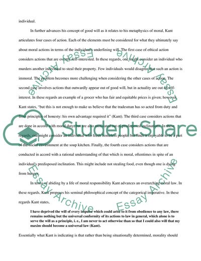 Grounding for the Metaphysics of Morals