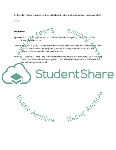 What is your favorite music of the world