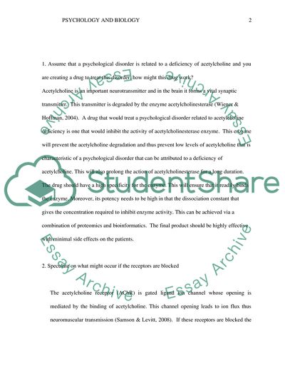 Psychology and Biology