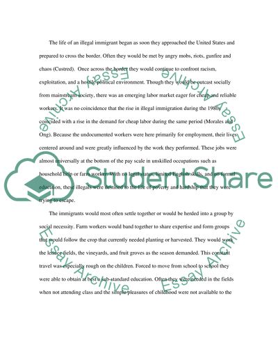 Illegal Immigration in Los Angeles in the 1980s