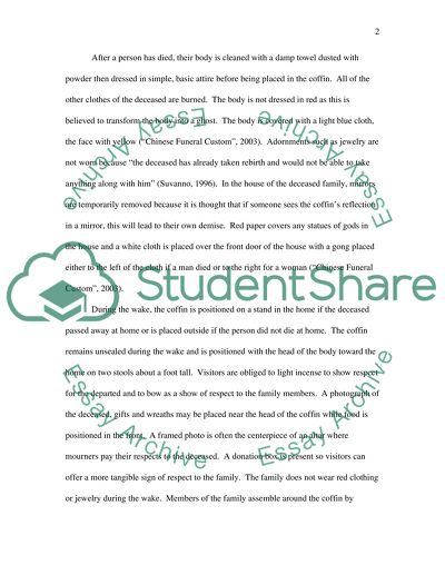 Chinese Burial Practices