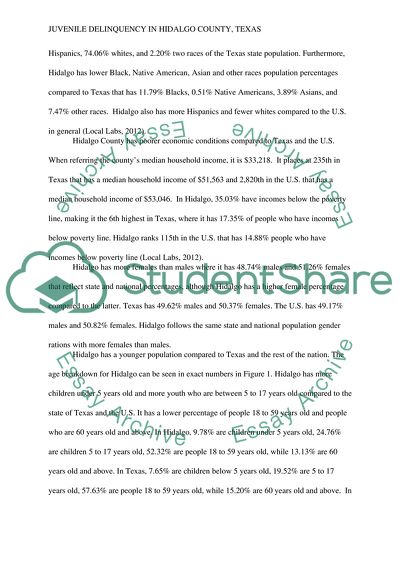 Juvenile Delinquency in Hidalgo County
