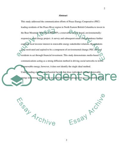 Bear Mountain Wind Park: Renewable Energy and Investor Communications