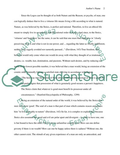 Philosophy/ Stoicism