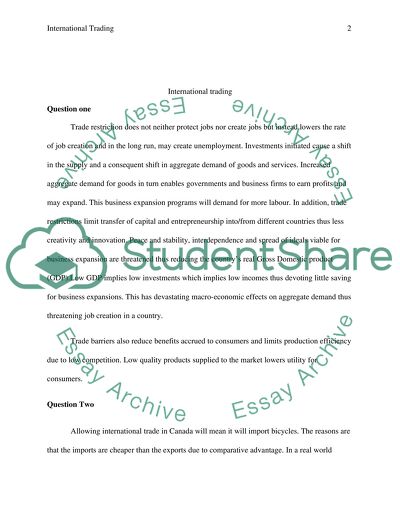 International Trading