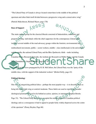 The Liberal Party of Canada