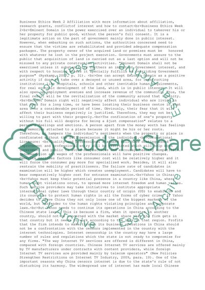 Business Ethics Week 2