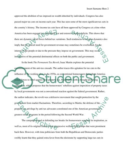 Credibility of Isaac Martins - How the Property Tax Transformed American Politics