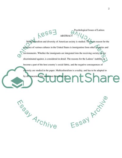 Psychological Questions for Immigrants in America