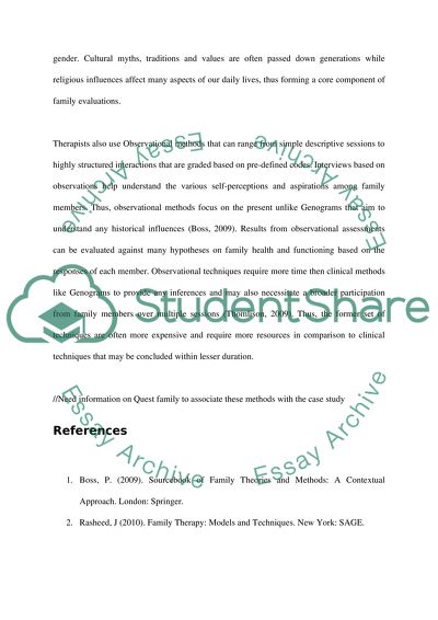Assessment Techniques and Intervention Goal Planning