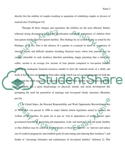 The Demise of the Nuclear Family Unit