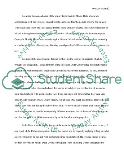 Joes Interview Analysis