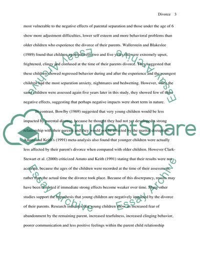 How can Divorce influence in Childrens Behavior