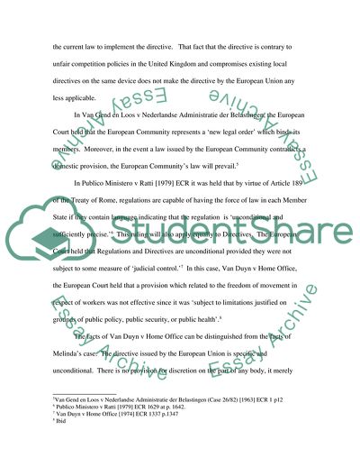 Fundamentals of European Law