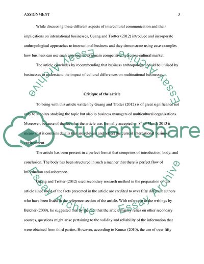 Intercultural Communication and International Work Teams