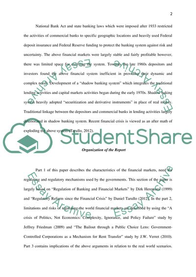 Implementation of Market Regulations