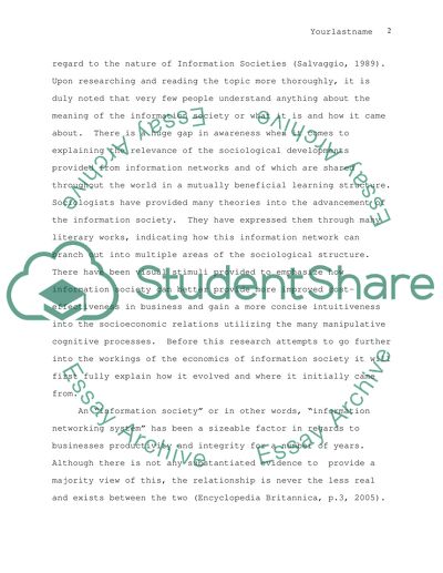 A Fundamental Transformation of Socioeconomic Relations