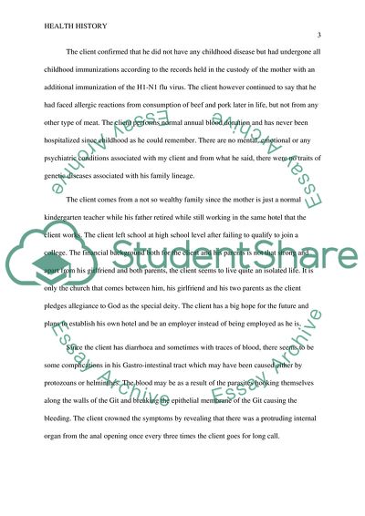 Family Health History Collection