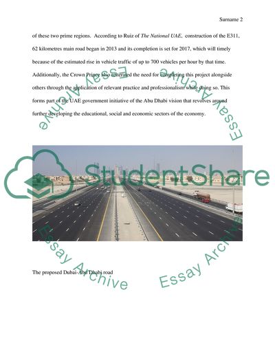 The Importance of Dubai-Abu Dhabi Road