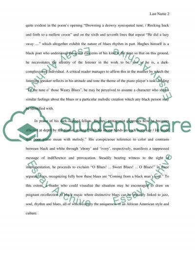 weary blues essay Langston hughes: poems study guide contains a biography of langston hughes, literature essays, quiz questions, major themes, characters,. weary blues essay Langston hughes: poems study guide contains a biography of langston hughes, literature essays, quiz questions, major themes, characters,.