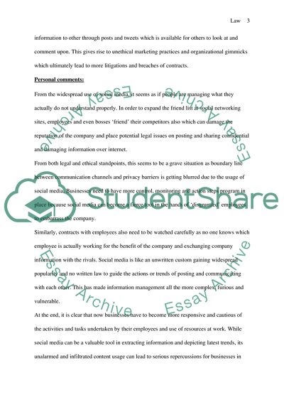 Analysis of Firms Social Media Usage