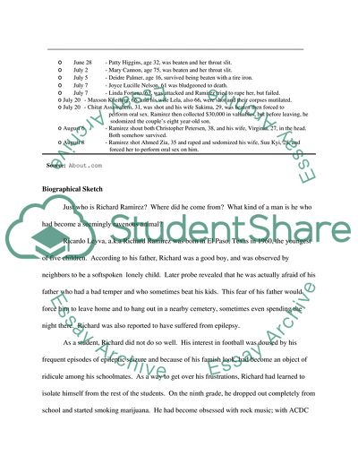 Richard Ramirez: The Night Stalker