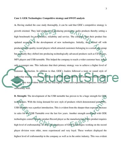 Managerial Accounting at GEK Technologies, Fishermens Co-Op, Parko Department Store