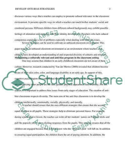 Developing Anti-Bias Strategies - a Second Language as a Challenge That Must Be Addressed