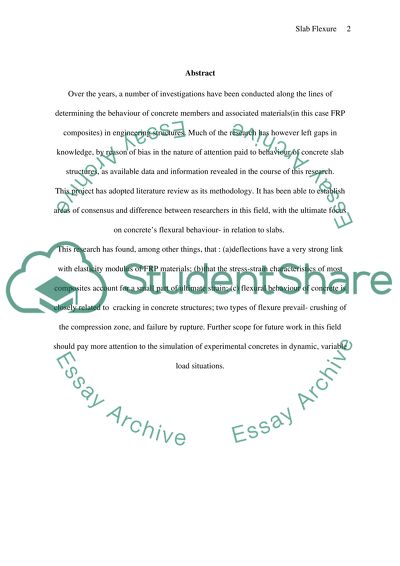 Flexural Behaviour of Continuous Concrete/Female recruitment