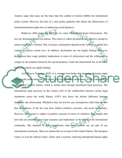 International Human Rights Treaties