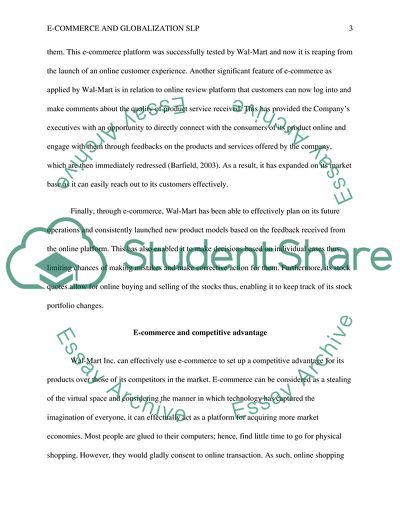 E-commerce and globalization slp