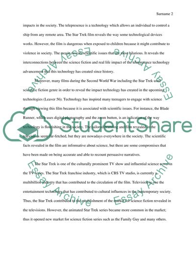 Science Fiction and Reality