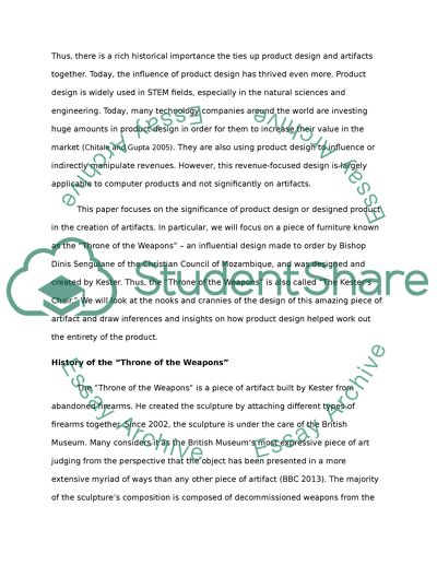 The Significance of a Designed Product