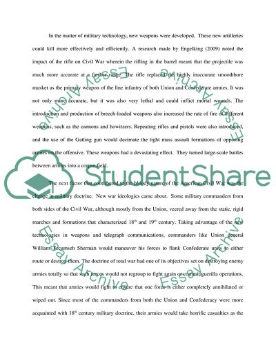 The American Civil War: A Bloody Battle