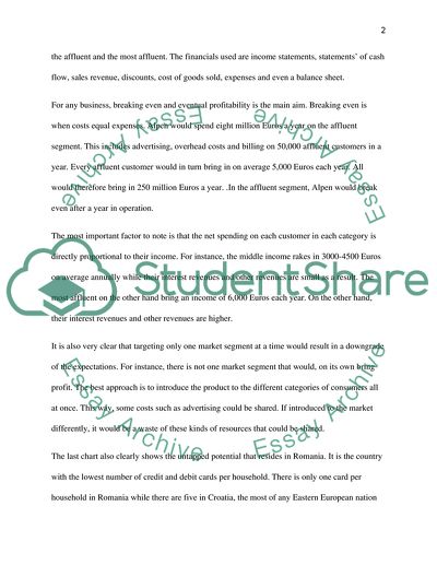 Alpen Bank: Launching the Credit Card in Romania