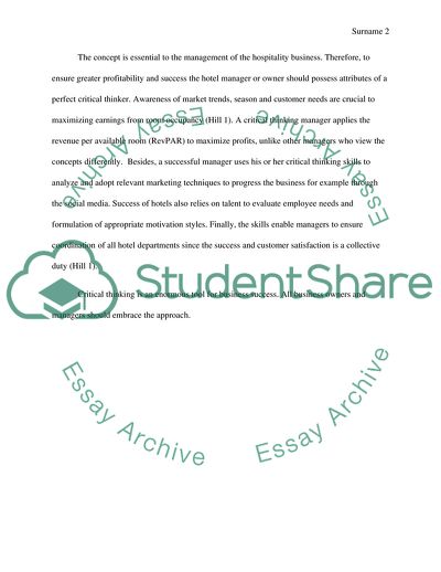 Critical Thinking as an Enormous Tool for Business Success