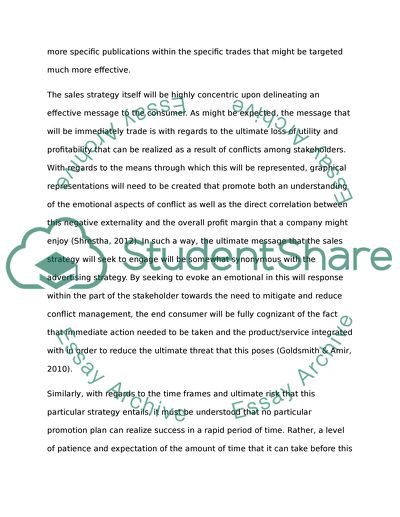 Organisation Promotion Plan