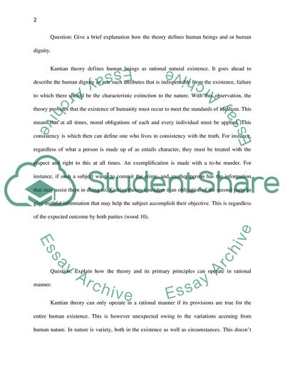 Ethical Theory Study Guide