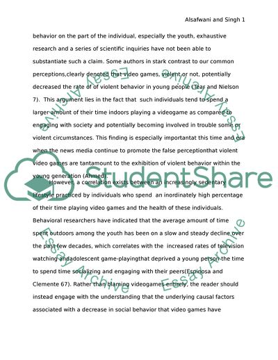 Video Games Are Not the Problem