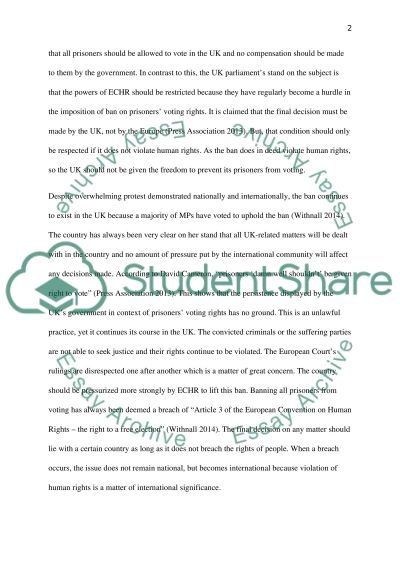 Buy Essay Writing Online Should Prisoners Be Allowed To Vote Essay About Spring Season also Popular Persuasive Essay Topics Should Prisoners Be Allowed To Vote Essay Example Topics And Well Tips For Argumentative Essay