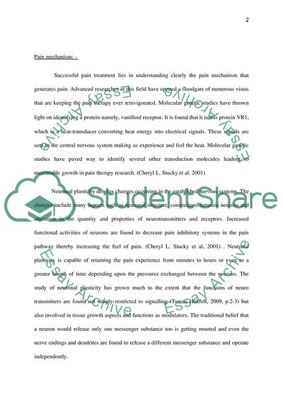 Trauma and Pain in Wound Healing in a Post Operative Setting