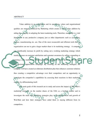 Walmarts Marketing Strategies